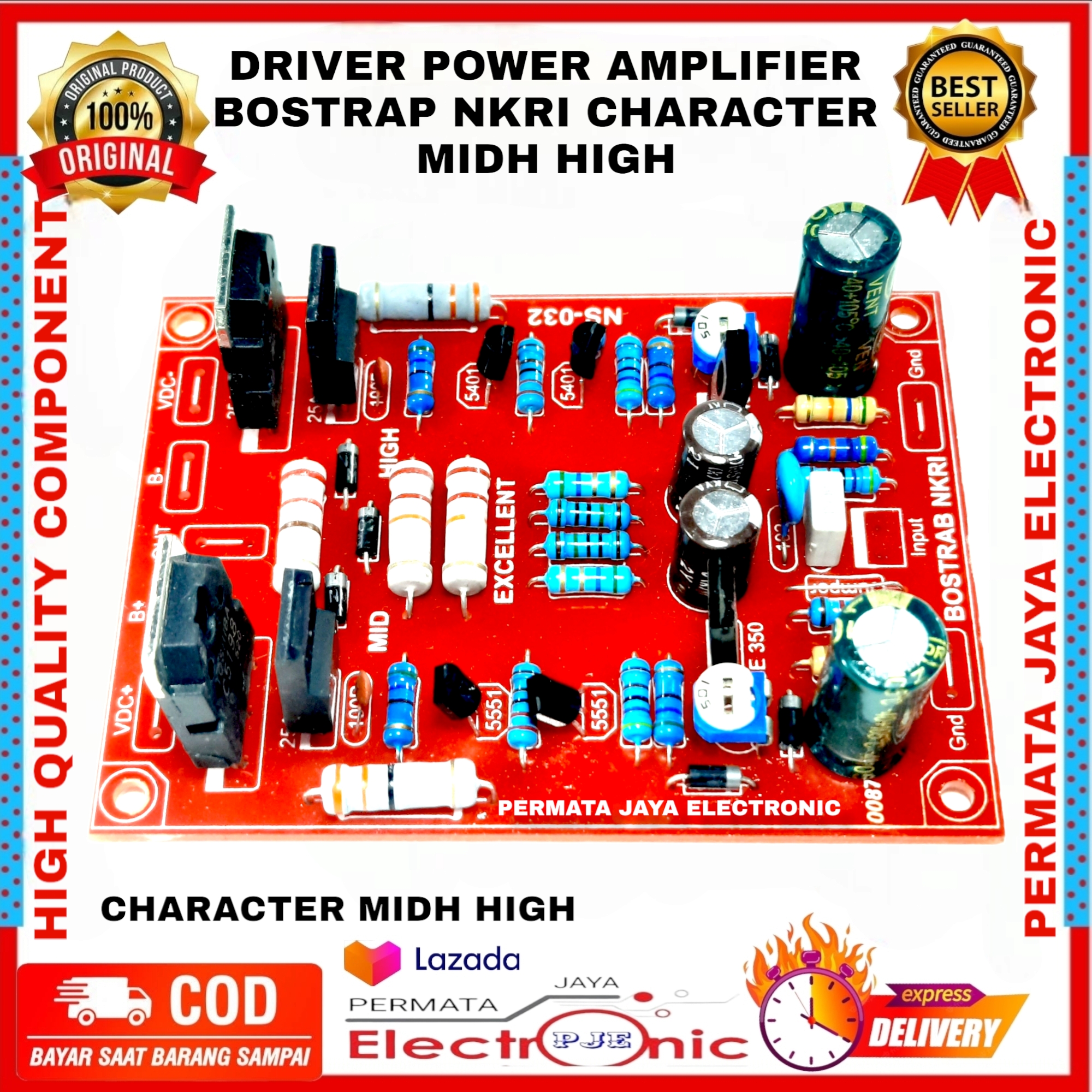 DRIVER AMPLIFIER BOSTRAP NKRI LIMITER FLAT | Lazada Indonesia