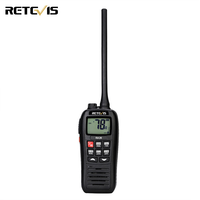 Radio Kelautan Genggam Retevis Ra26 Walkie Talkies Apung Tahan Air Ip67 Tiga Jam Tangan Noaa Peringatan Cuaca Getaran Pengeringan Air Radio Vhf 1 Paket Lazada Indonesia