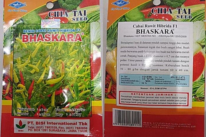 Paling Laris Cabe Rawit Hibrida F1 Bhaskara / Benih Cabai Rawit
