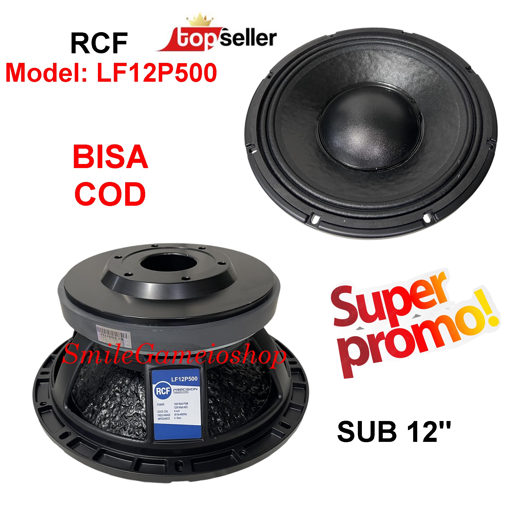 Komponen Speaker Rcf LF12P500 12Inch Voice Coil 4\