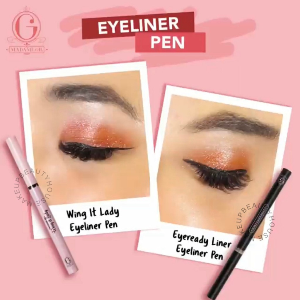 MADAME GIE EYEREADY LINER/WING IT LADY Eyeliner Waterproof Tahan Lama