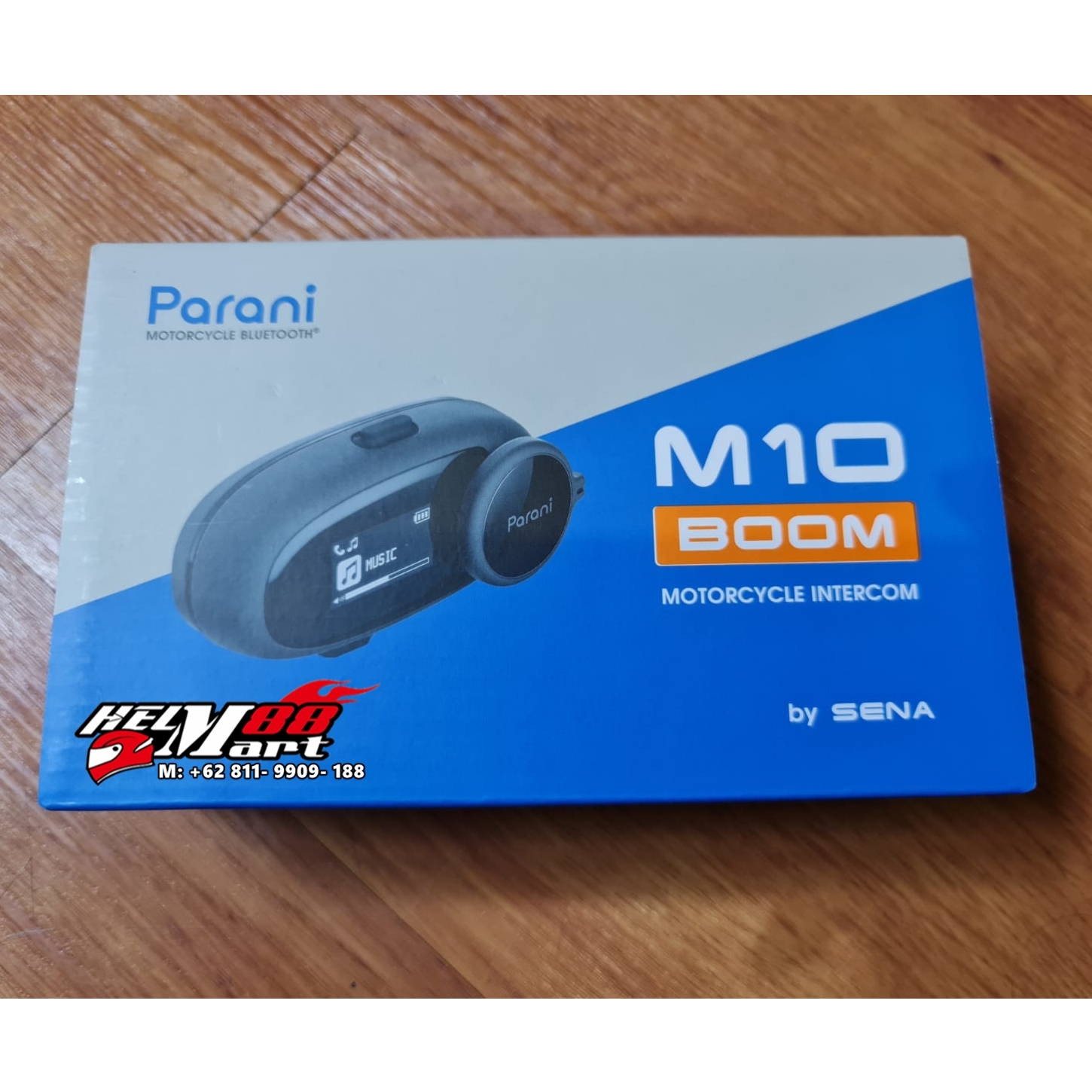 Intercom PARANI M10 BOOM WIRED Motorcycle Bluetooth Intercom by