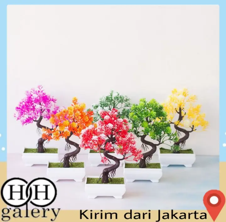 L8 R130 Hh Ornamen Tanaman Pohon Piramid Artificial Flower Decoration Pot Bunga Hias Dekorasi Meja Bunga 04 Lazada Indonesia