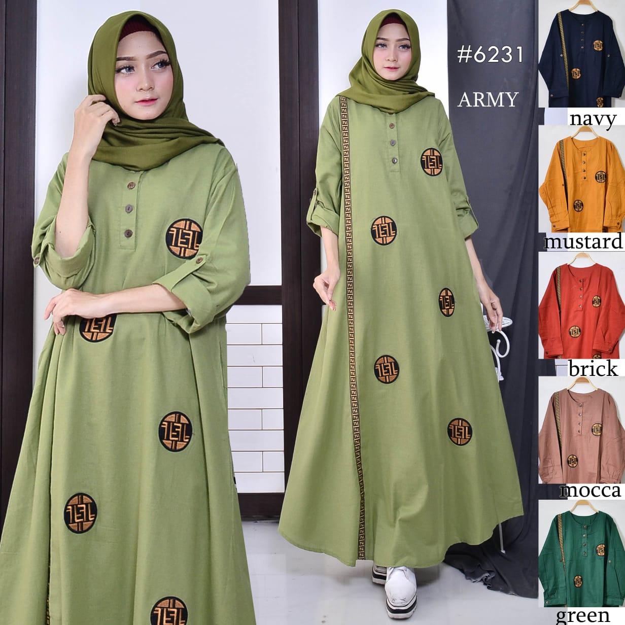 GAMIS JUMBO. GAMIS MURAH. GLB F. REAL PICT. GAMIS BORDIR. LD 120 CM.BAHAN KATUN LINEN IMPORT