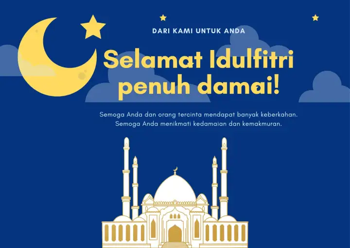 Kartu Ucapan Selamat Idul Fitri Lazada Indonesia