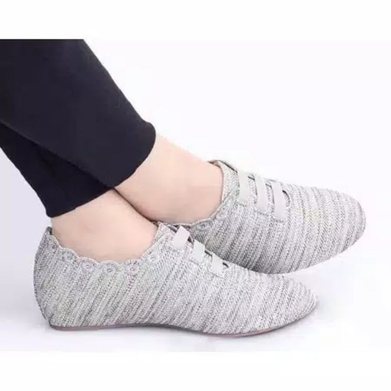 kenanga flatshoes sepatu wanita tali tiga