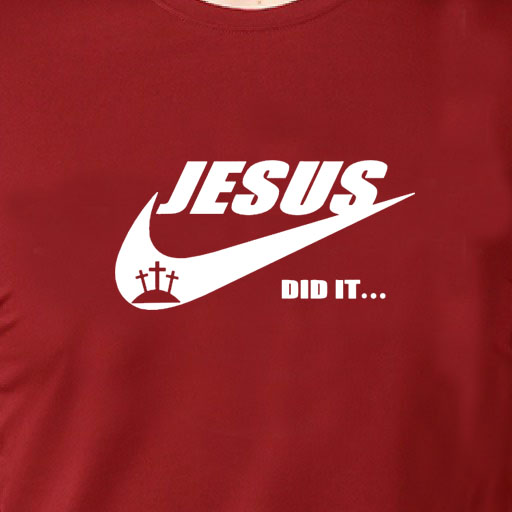 jesus did it nike shirt