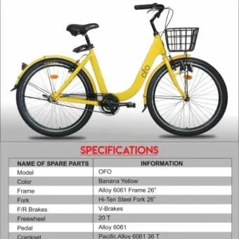 sepeda city bike ofo