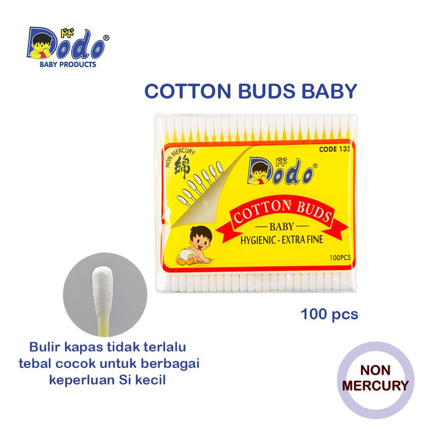 Dodo Cotton Buds Baby Isi 50pcs 100pcs 