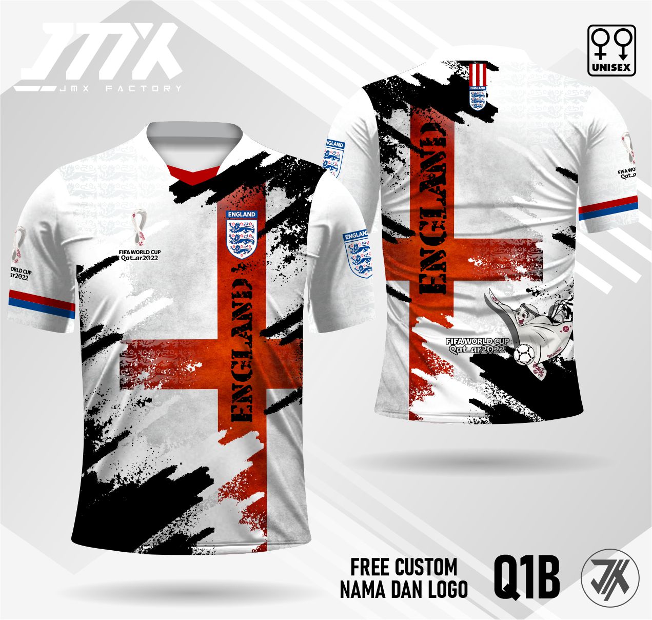 jersey piala dunia qatar inggris kaos piala dunia england 2022