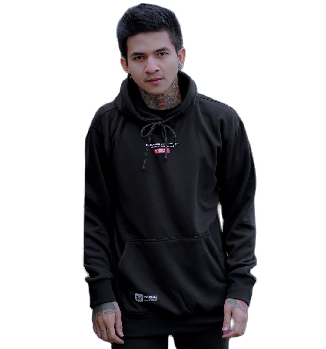 Jaket Sweater Hoodie INDIGO BARONG MAKE 