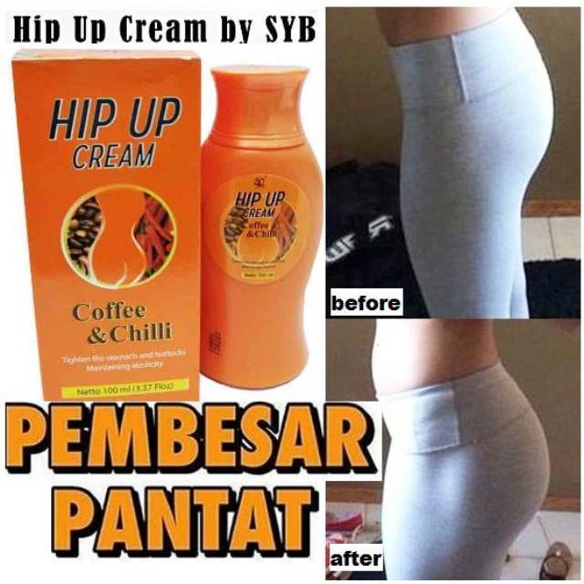 Pembesar bokong permanen SYB Hip Up Cream Coffee Chilli Cream