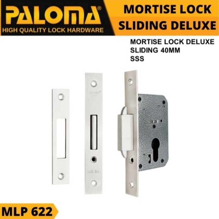 Body Kunci PALOMA MLP 622 DELUXE SLIDING 40MM BERGARANSI 25 TAHUN Body Kunci PALOMA MLP 622 DELUXE SLIDING 40MM BERGARANSI 25 TAHUN