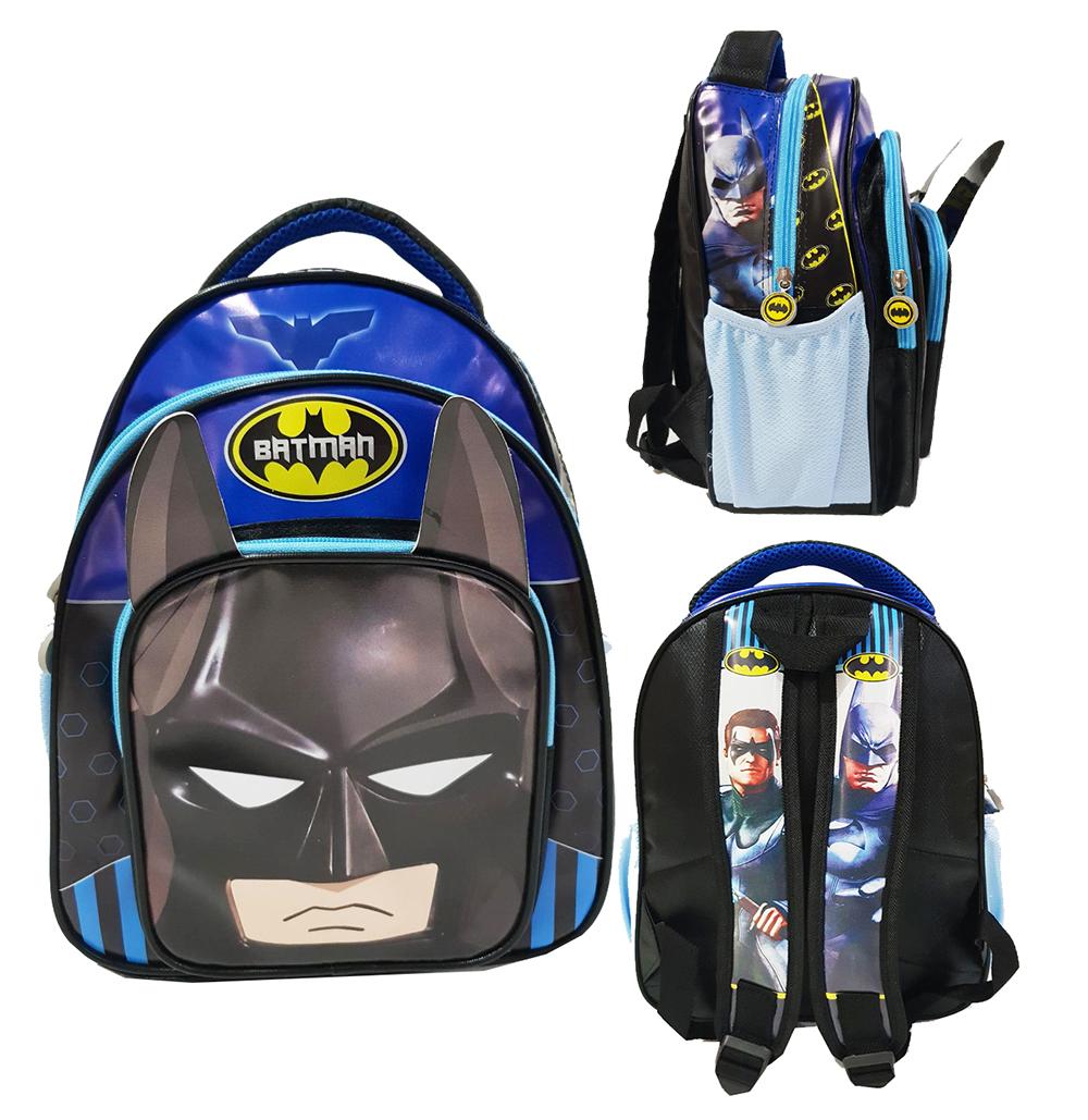 Onlan Tas Ransel Anak Sekolah TK & Play Group Gambar Thomas - Spiderman - Batman - Mickey Bahan Sponge Tahan Air 3 Kantung Unik