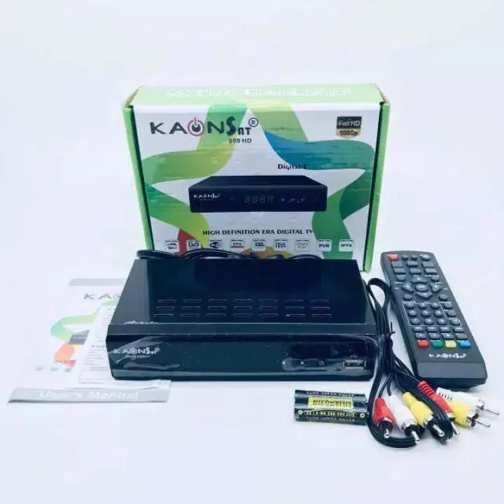 Kaonsat 9 Hd Set Top Box Dvbt2 Untuk Siaran Tv Digital Teresterial Gratis Tanpa Berlangganan Lazada Indonesia
