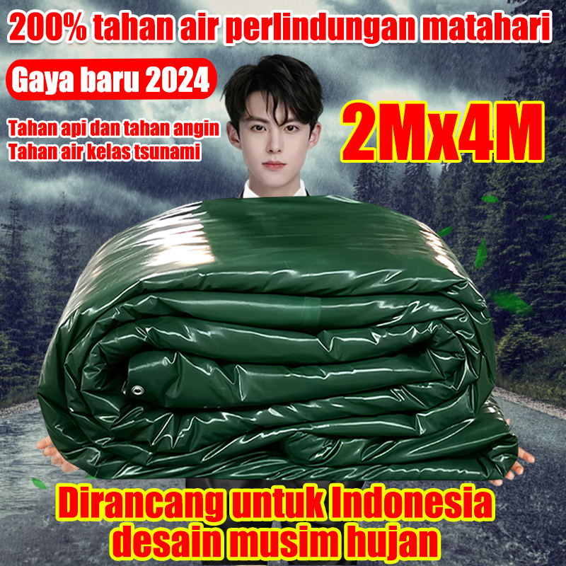 100tahun tidak akan putus Luckyhome terpal ukuran 4x6 meter/1x2m