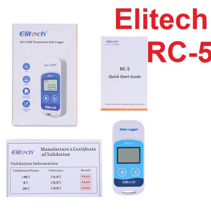 ELITECH RC4 RC4 RC5 RC5 USB TEMPERATURE DATA LOGGER MONITOR HUMIDITY
