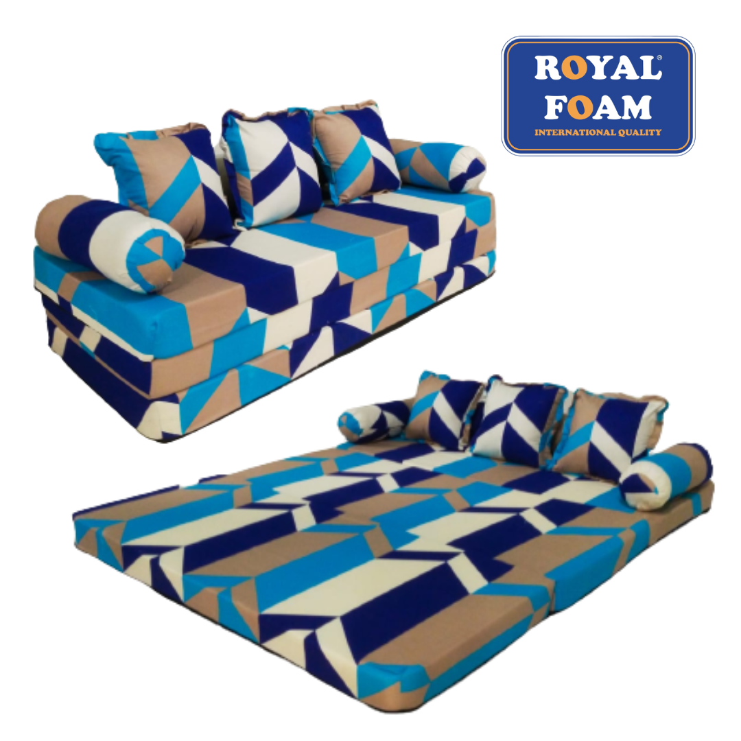 ROYAL FOAM Sofabed Kasur Busa Lipat Garansi Resmi Sofa Bed Lipat