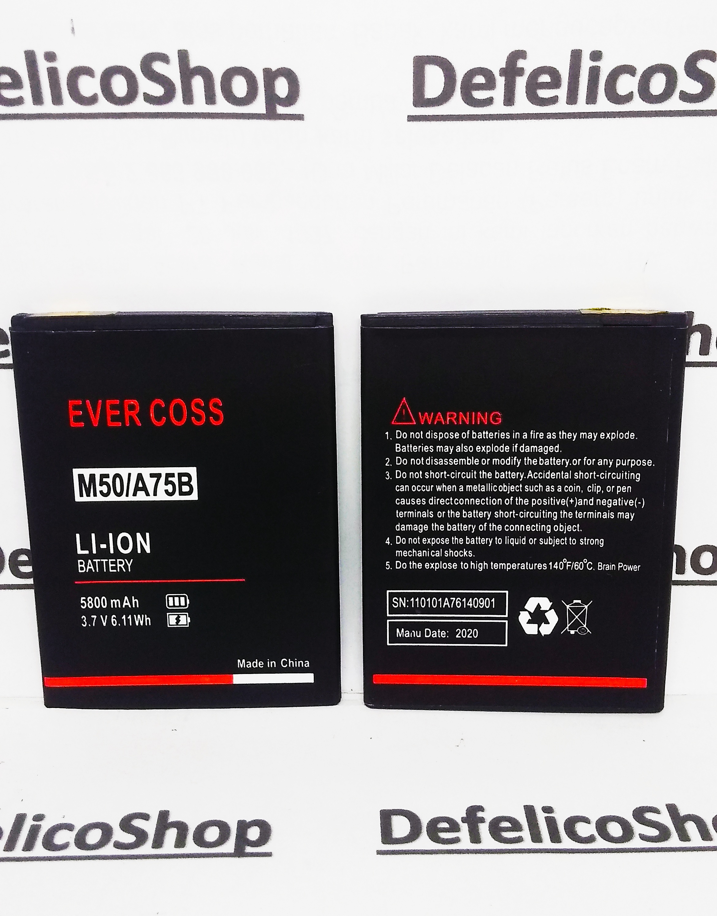 Baterai HP Cross M50 EverCoss M50A Batrai EverCross M50 Star A75B Ori