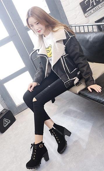Footwear.ltd - HIGH HEEL BOOT GHS-284 HITAM