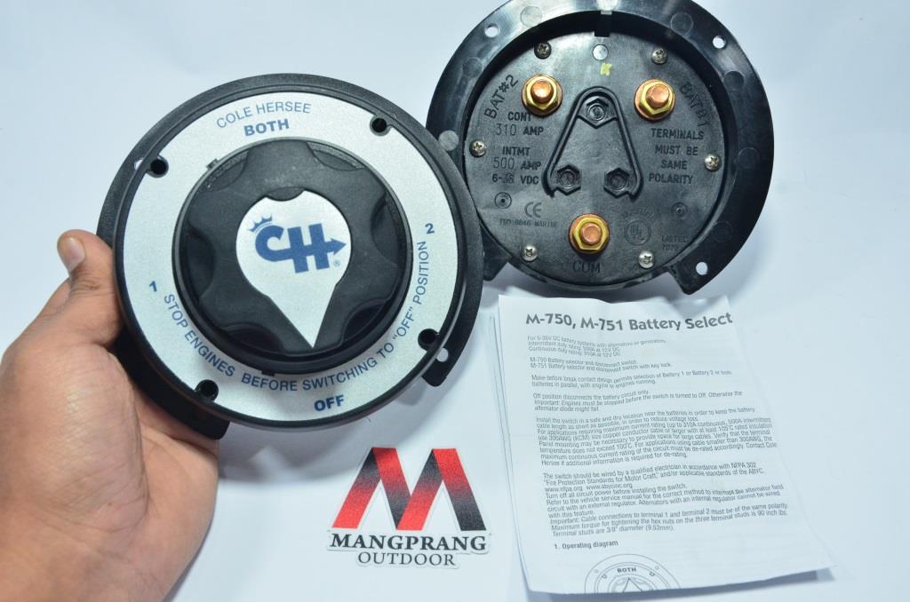 Cole Hersee M750 Dual Battery Selector Switch Engine CutOff 500 Amper