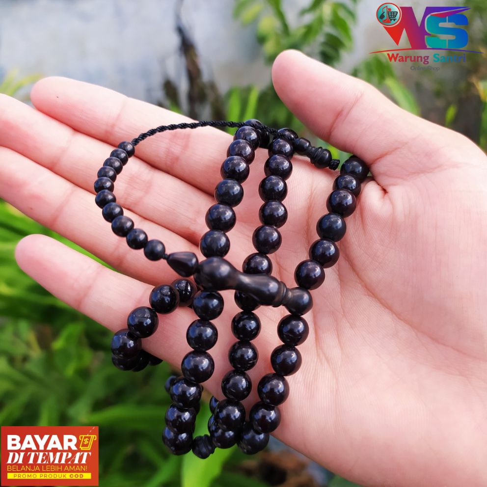 Tasbih Kaukah Hitam Tasbih Kokka Hitam Tasbih Kaokah Ukuran 8mm Besar Lazada Indonesia