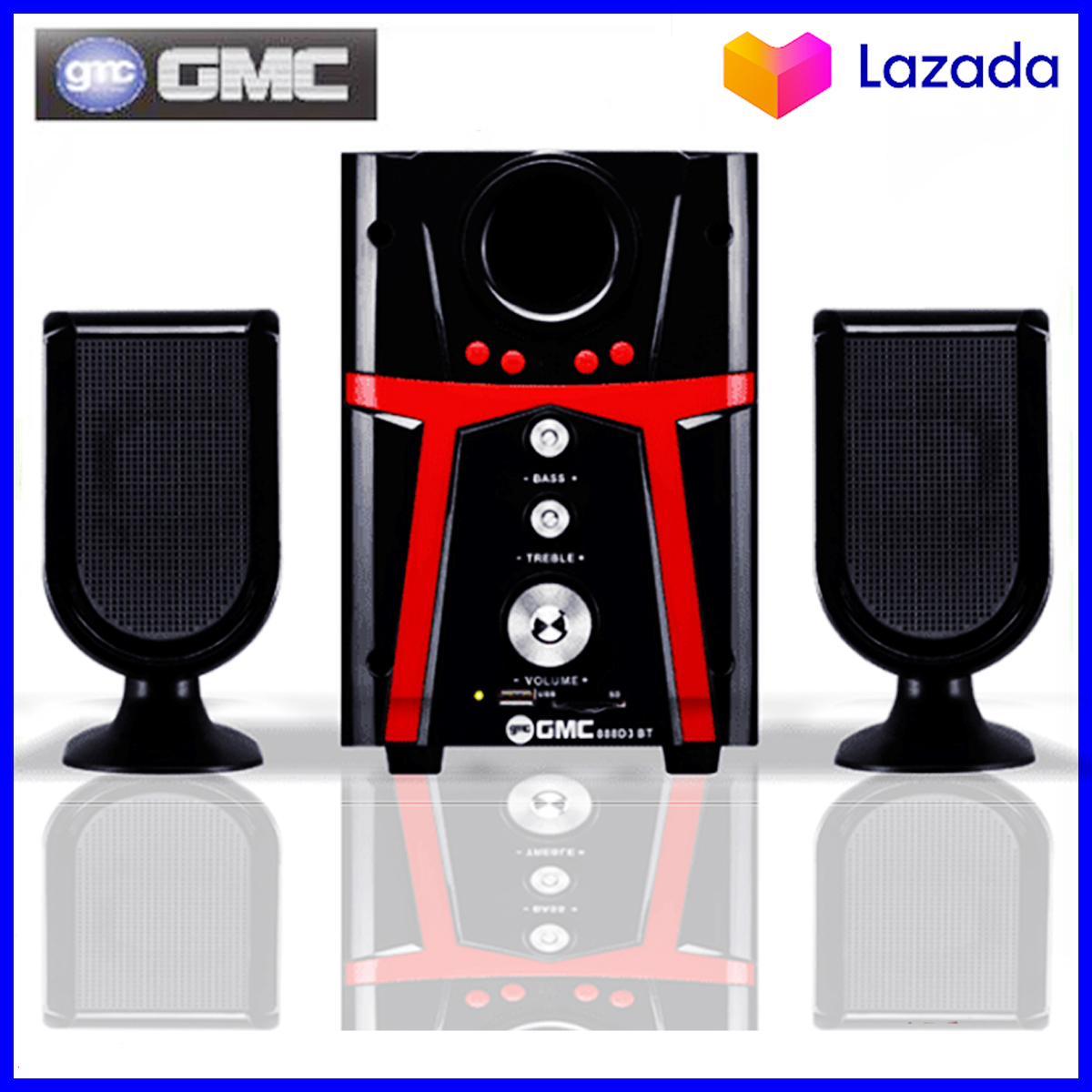 Promo Gmc D Speaker Subwoofer Multimedia Bluetooth Paling Laris Lazada Indonesia