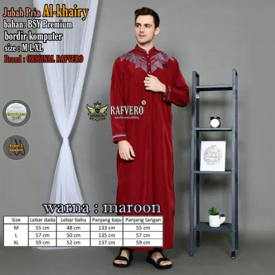 new produck jubah pria AL KHAIRY ORIGINAL RAFVERO