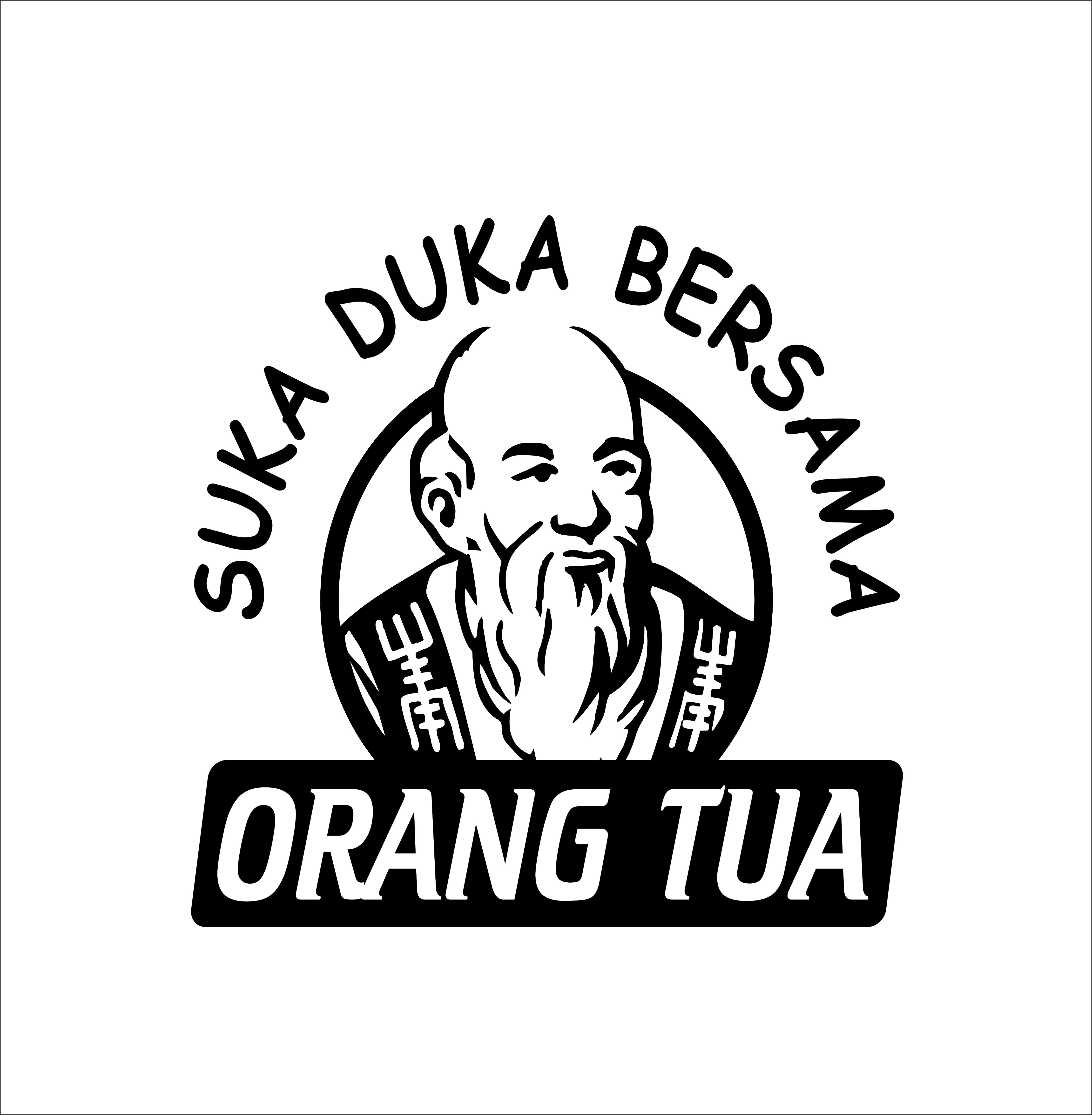 sticker cutting stiker kata tulisan orang tua | Lazada Indonesia