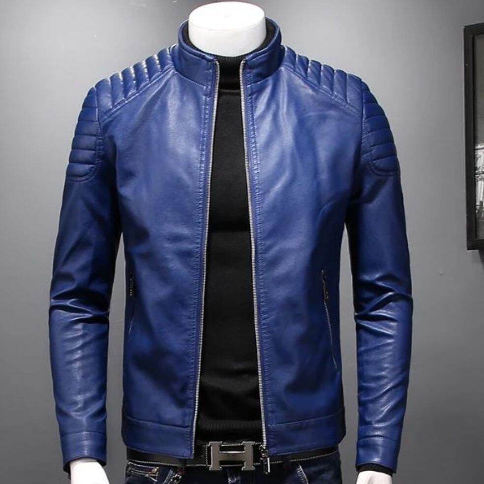 jaket kulit origiinal pria 100 kulit aslii domba/jaket kulit aslii