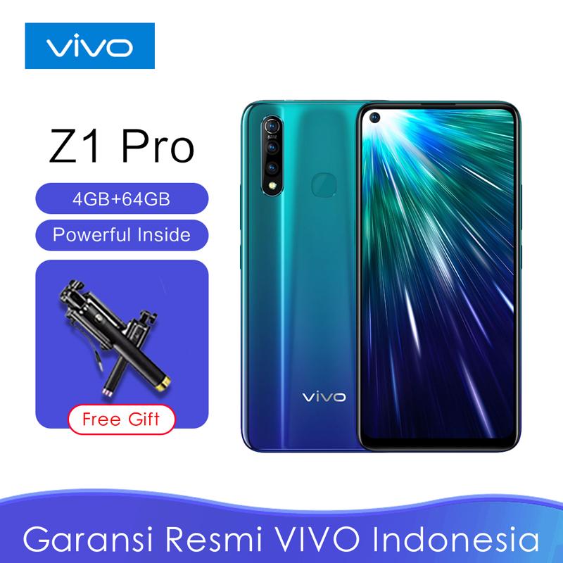 Vivo Z1 Pro RAM 4GB/ROM 64GB/Snapdragon 712 AIE/5000mAh Battery with Dual-Engine Fast Charging/6,53” FHD Ultra O Screen /Garansi Resmi Indonesia