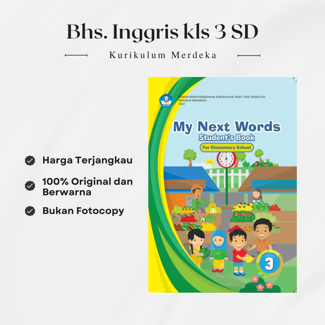 Buku Siswa Bahasa Inggris Kelas 3 SD / MI Kurikulum Merdeka - Buku ...