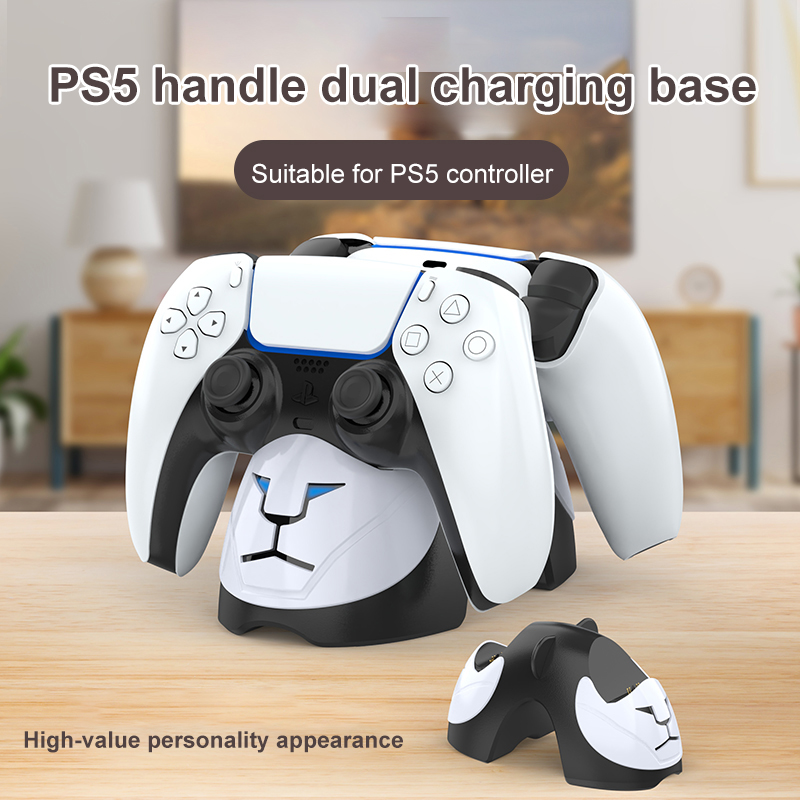 PS5 Controller แท่นชาร์จสำหรับ Ps5อุปกรณ์เสริมแท่นชาร์จคู่ PlayStation 5สำหรับ PS5เครื่องชาร์จคอนโทรลเลอร์