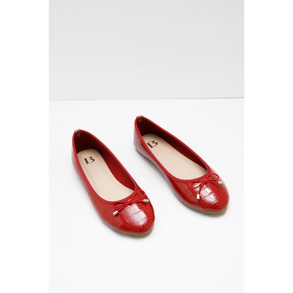 Berrybenka Sepatu Flatshoes Wanita Sofia Fana Bow Lazada Indonesia - Main Image