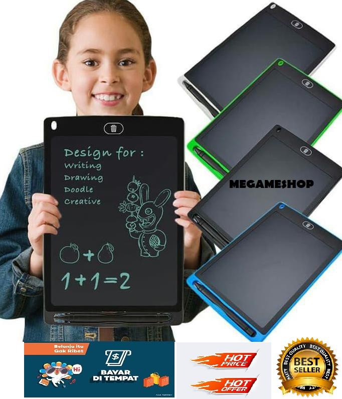 Papan Tulis Gambar Portable / Tablet Anak dan Dewasa 8.5 Inch | Papan Tulis Gambar I Papan Tulis LCD LED I Papan Mengambar LCD LED_MGM27