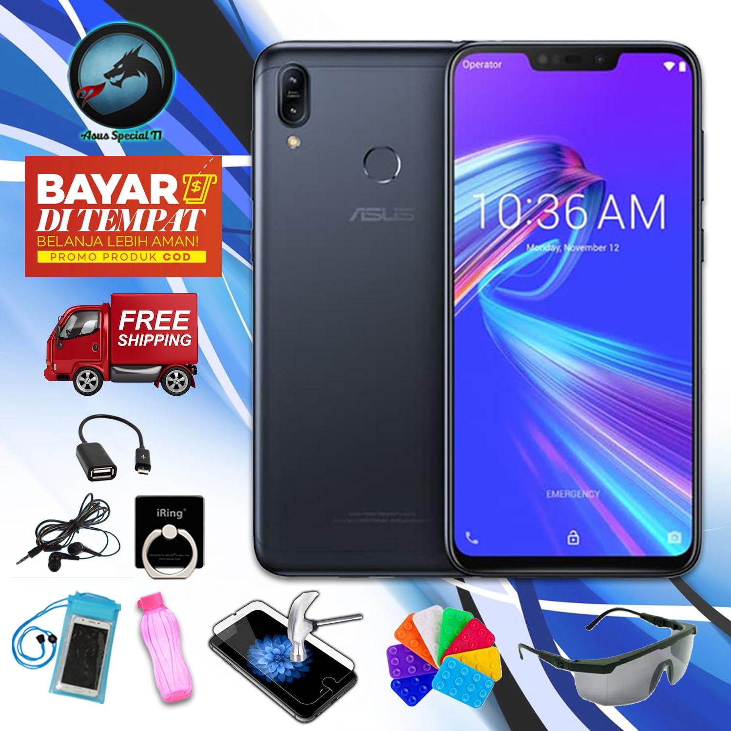 Asus Zenfone Max M2 ZB633KL 3/32, 4/64 6.3 Inch HD+ Dual Rear Camera 4000mAh + Packet Special S2