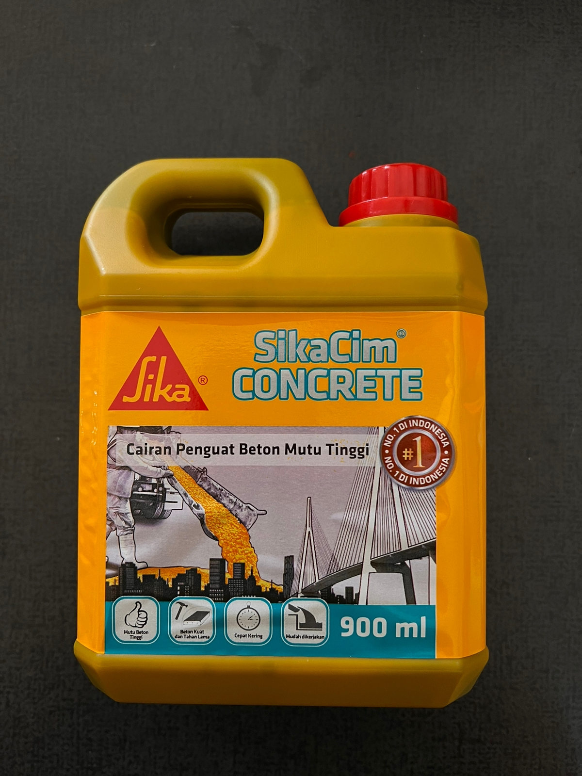 Sika Concrete Additive Pengeras Beton 900ml Mempercepat Pengerasan