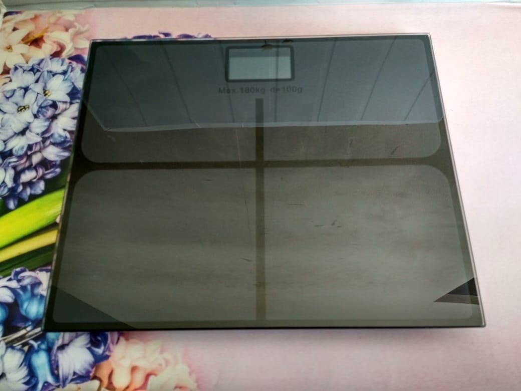 Timbangan Badan Digital Kaca Bergambar Body Digital Scale 0-180Kg LCD Display Bermotif Karakter