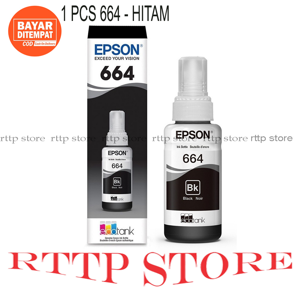 Tinta Epson 664 For Printer L110 L120 L210 L220 L300 L310 L350 L355 L360  L455 L550 | Lazada Indonesia