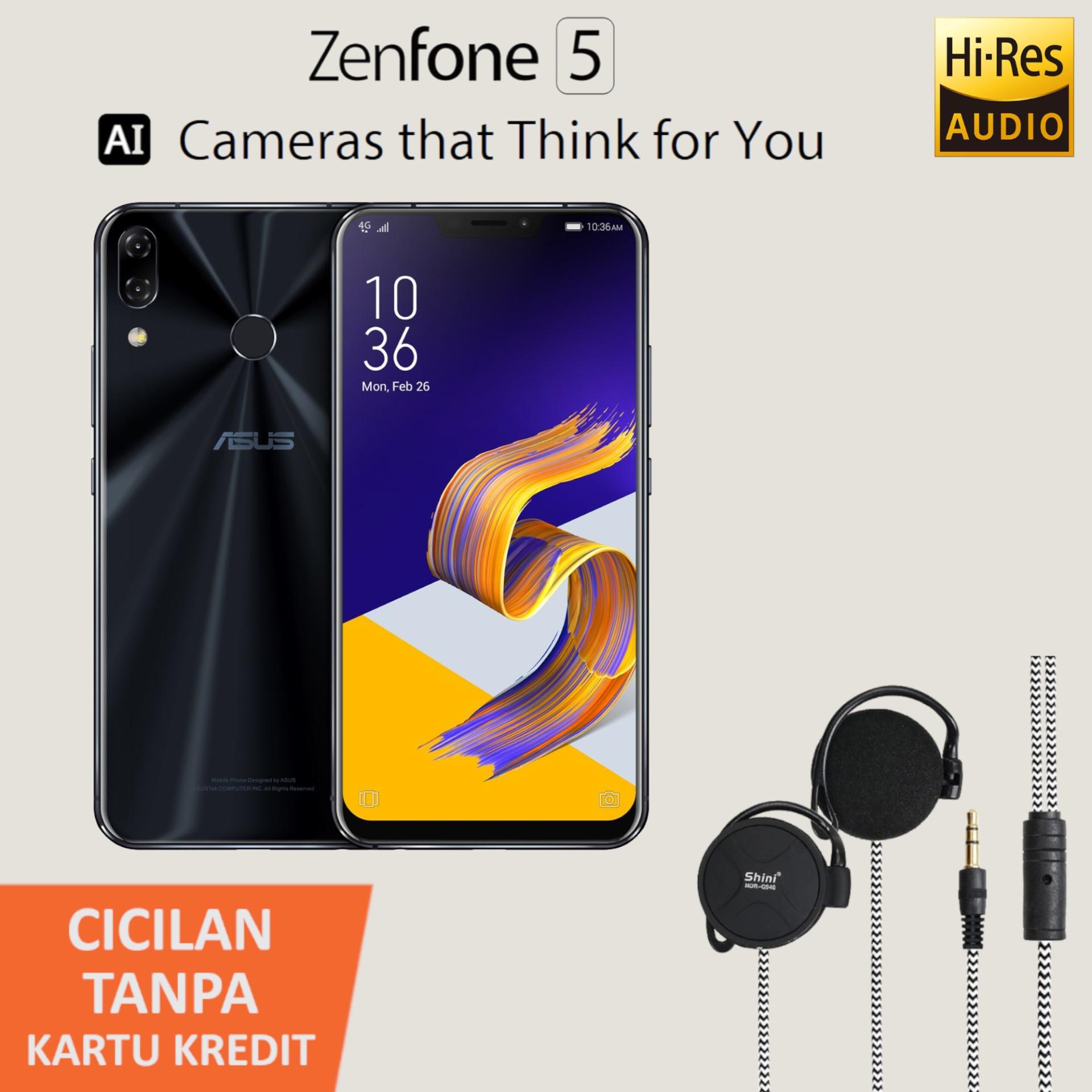Asus Zenfone 5 ZE620KL 6.2 Inch Gorilla Glass NFC 12 MP + 8MP + 8MP + Free On Ear Headphone