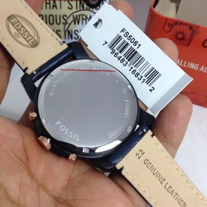 Fossil Grant Chronograph Navy FS 5061 