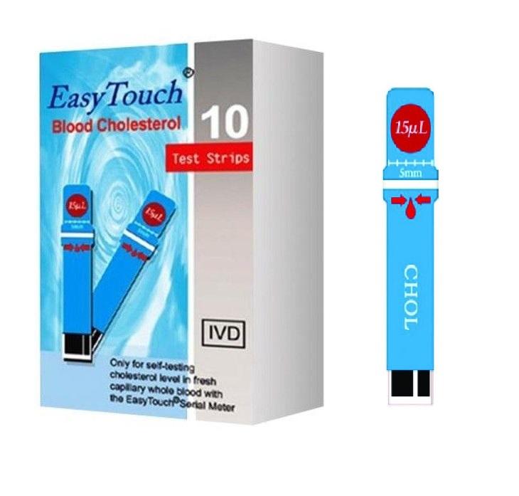 ( Bisa COD ) Easy Touch Strip Kolestrol Isi 10 strip Harga 170,950 rupiah*Gratis Ongkir