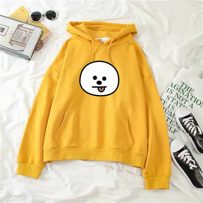 M-XXXL(3XL) Hoodie BT21 RJ KOYA CHIMMY MANG COOKY VAN TATA SHOOKY