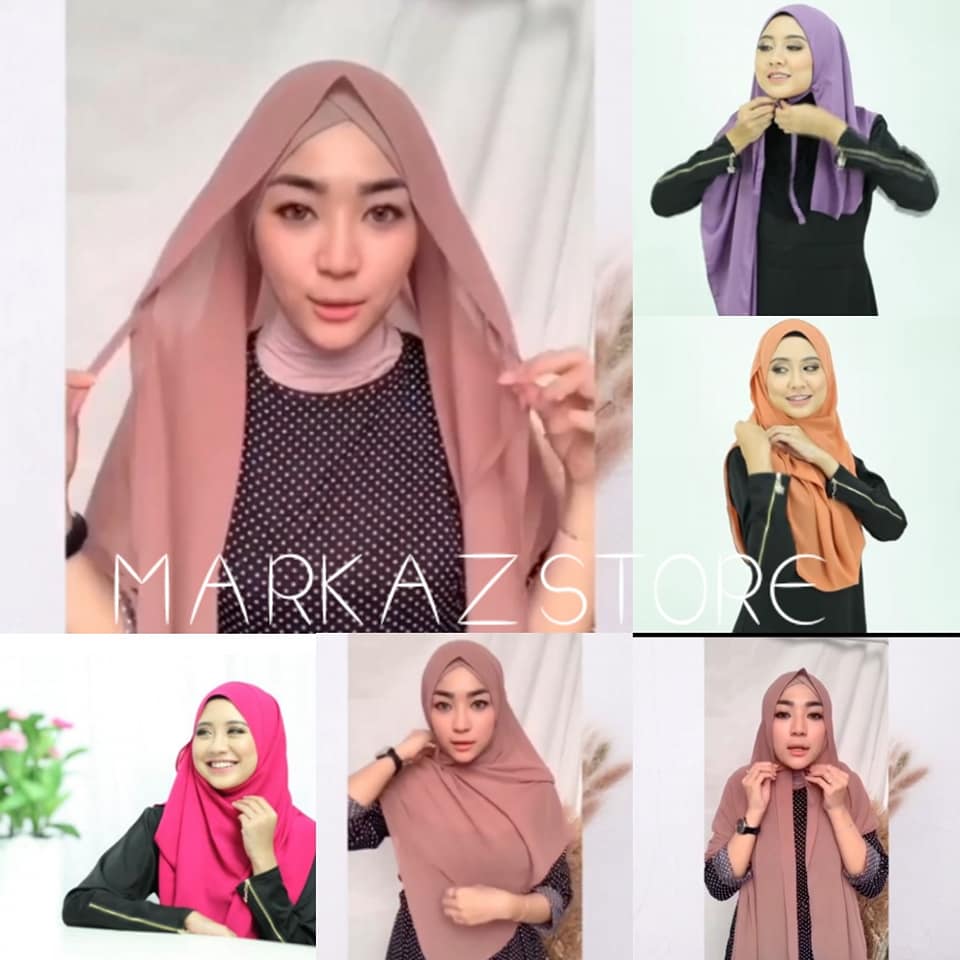 Terbaru Hijab Jilbab Pasmina Shawl Tali Solehah Hijab Jilbab Pasmina Shawl Ada Talinya Lazada Indonesia