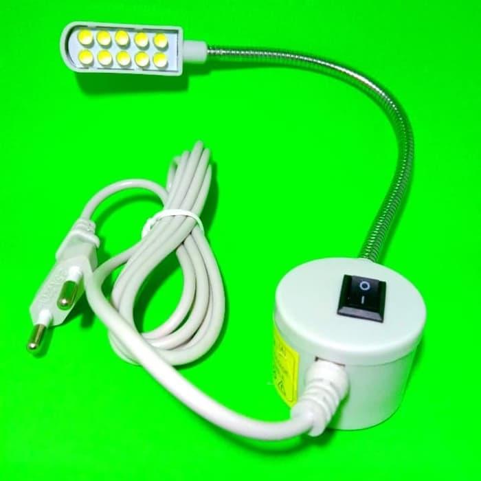 Lampu Mesin Jahit LED 10 titik Magnet Saver