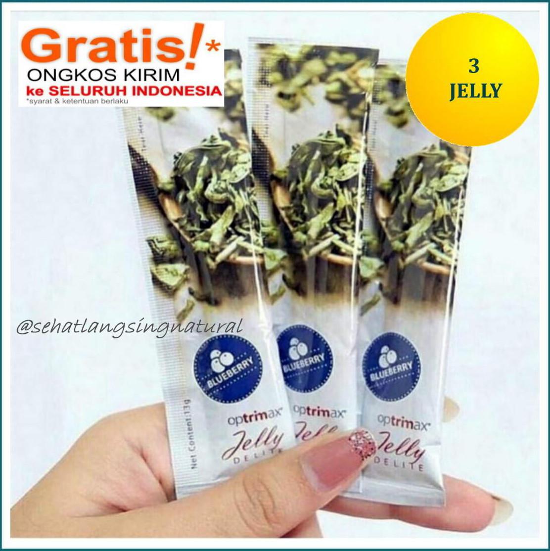 PROMO! OPTRIMAX JELLY DELITE ECERAN 3  -  DIET JELLY / AGAR-AGAR (3 SACHET) Fat Burner - Pelangsing Alami - Diet Detox Herbal - Pembakar Lemak - Penghilang Lemak - Plum Kering - Optrimax Plum Delite - Optrimax Jelly Delite - Halal