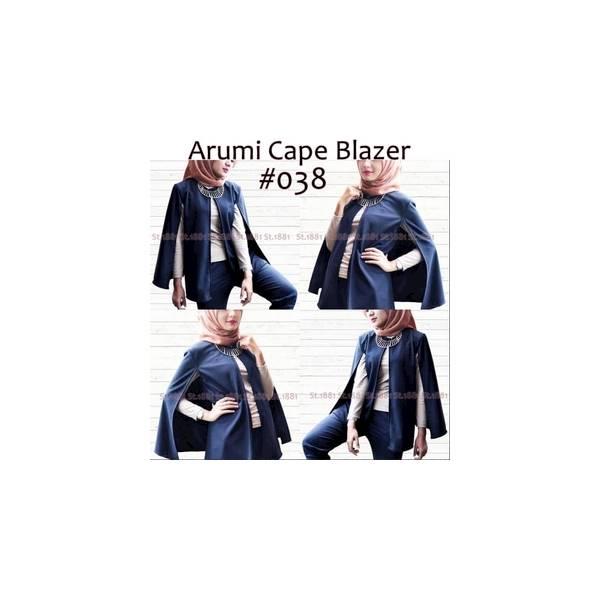 #038 Arumi Cape Blazer ( RESELLER 2@42RB)