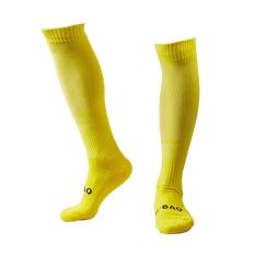 Sepasang kaos kaki atletis panjang hingga lutut berbahan katun yang tahan lama serta memiliki ventilasi udara untuk bermain sepak bola - intl