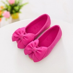 1 Pair Putri Gadis Sepatu Flat Sepatu Anak Balita Bunga Sepatu-Intl