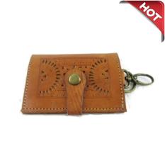 (100 % ORIGINAL) Premium Key Chain Dompet STNK Batik Jogja Bahan Kulit Sapi